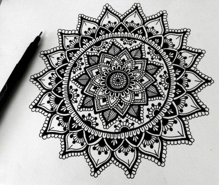 1001+ Idées Et Techniques Pour Faire Un Mandala | Mandala serapportantà Dessin Rosace Fleur 1001+ Idées Et Techniques Pour Faire Un Mandala | Mandala serapportantà Dessin Rosace Fleur