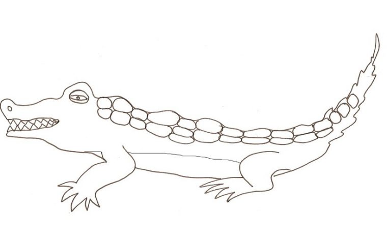 106 Dessins De Coloriage Crocodile À Imprimer Sur dedans Coloriage Crocodile A Imprimer Gratuit