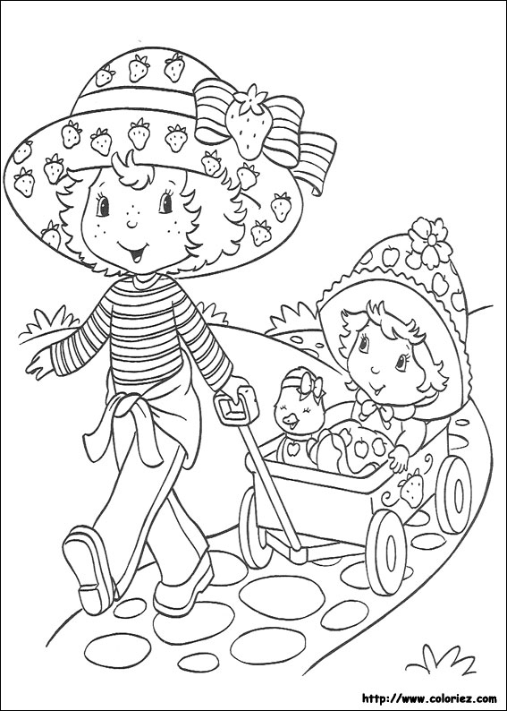 109 Dessins De Coloriage Charlotte Aux Fraises À Imprimer pour Coloriage Charlotte Au Fraise