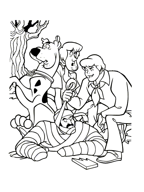 118 Dessins De Coloriage Scooby Doo À Imprimer Sur destiné Coloriage Scooby Doo