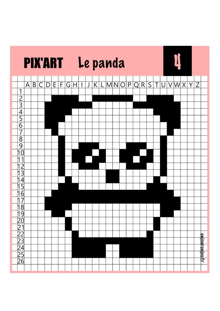 ???12 Modèles De Pixel Art Animaux À Télécharger à Jeux De Coloriage Pixel