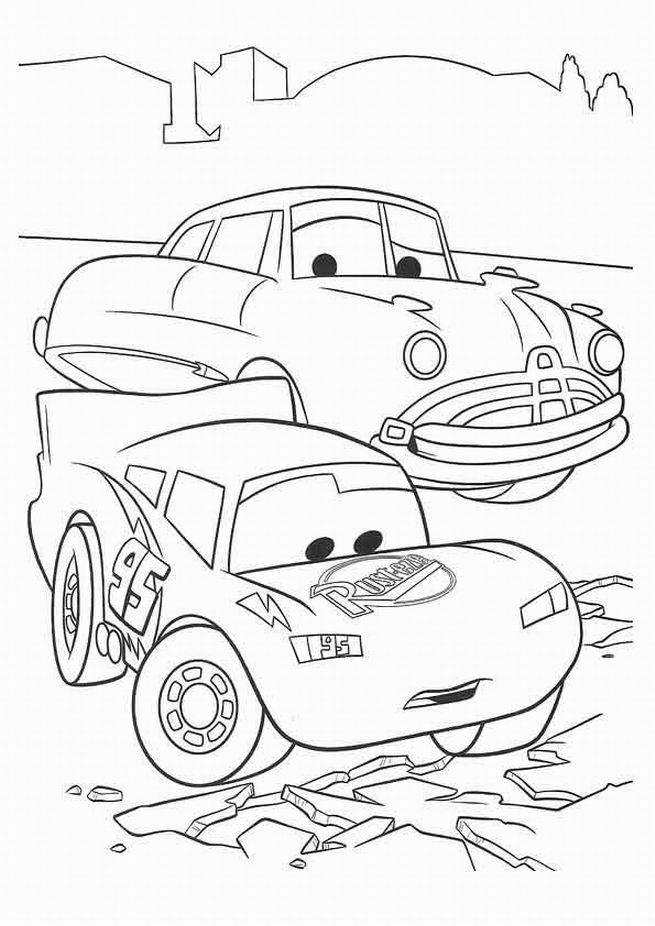 121 Dessins De Coloriage Cars À Imprimer serapportantà Dessin A Colorier Cars