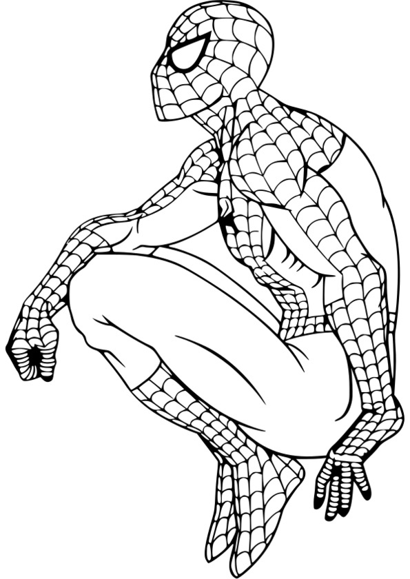 124 Dessins De Coloriage Spiderman À Imprimer concernant Dessin A Imprimer Spiderman 4