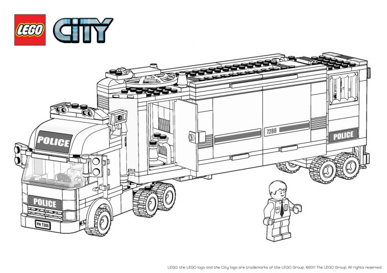 13 Dessins De Coloriage Lego City Undercover À Imprimer tout Dessin Animé Lego City