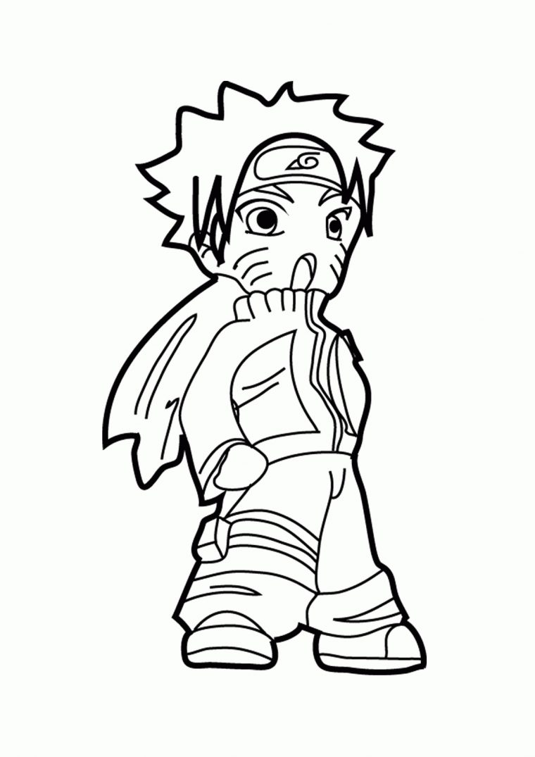 Coloring Pages Of Naruto Shippuden Characters Dibujos Dedans