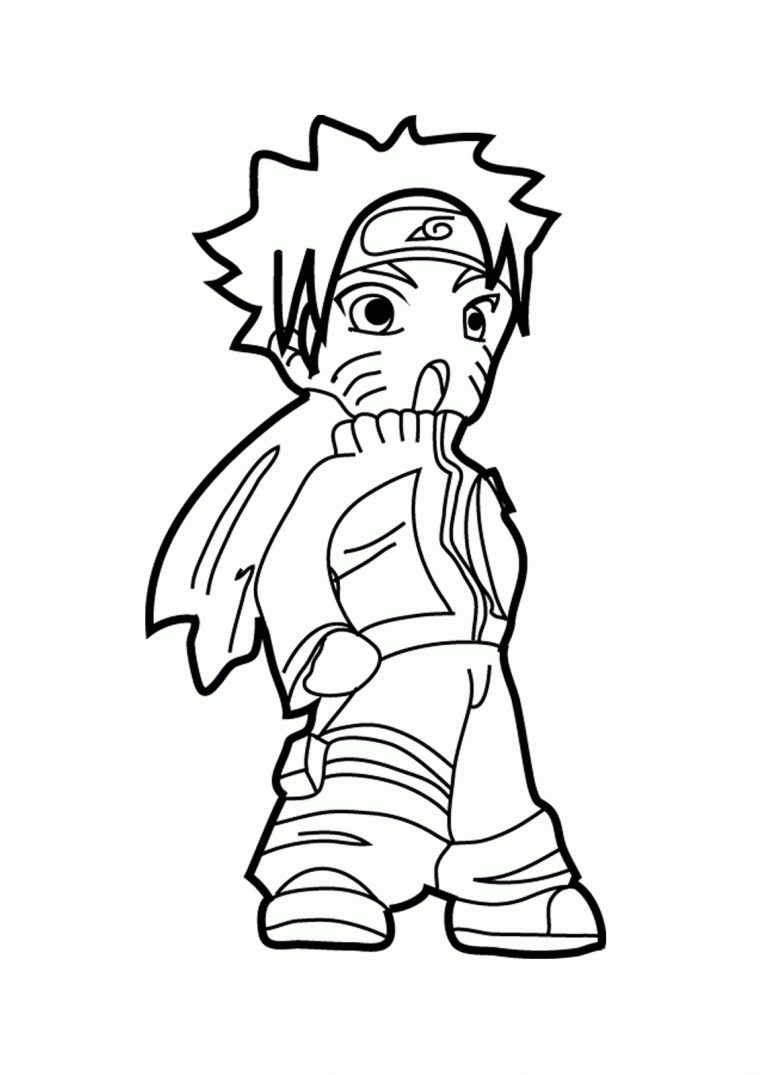 133 Dessins De Coloriage Naruto À Imprimer Sur Laguerche concernant Coloriage De Naruto