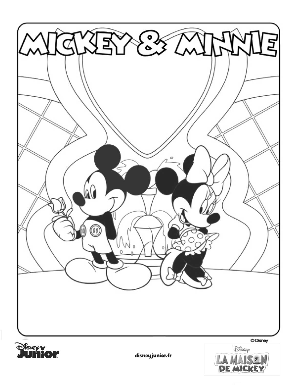 15 Coloriage Maison De Mickey A Imprimer | Haut Coloriage encequiconcerne Coloriage Tete Mickey