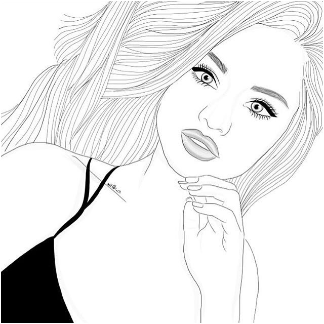 15 Paisible Coloriage De Fille Ado Swag Stock – Coloriage pour Coloriage Ado