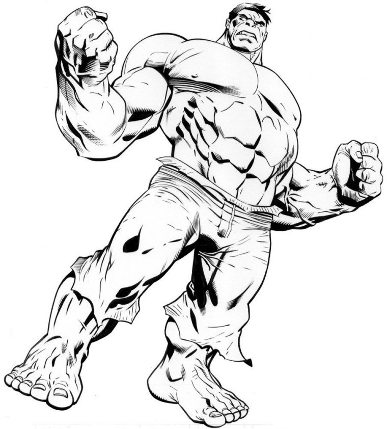 15 Prodigue Coloriage Hulk Pictures En 2020 (Avec Images destiné Coloriage Hulk