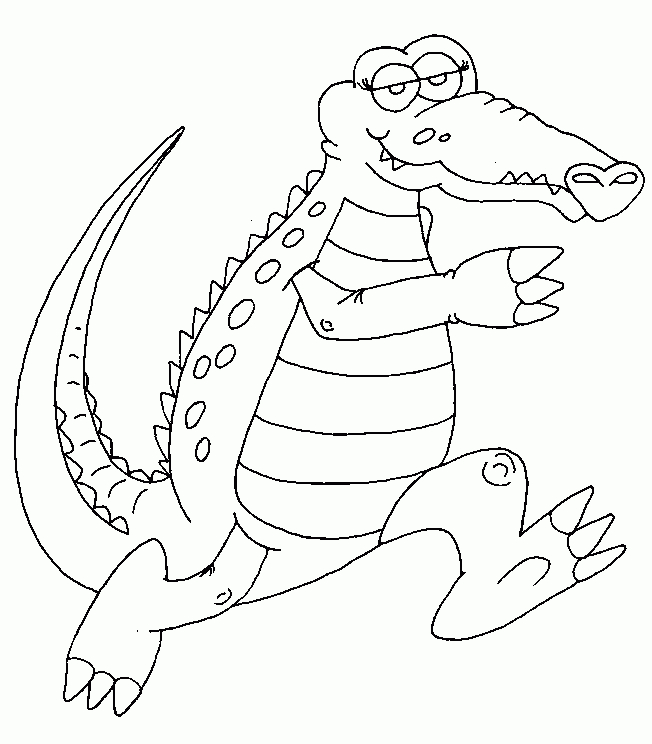 20 Dessins De Coloriage Crocodile Gratuit À Imprimer à Coloriage Crocodile A Imprimer Gratuit