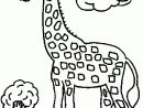 20 Dessins De Coloriage Girafe À Imprimer À Imprimer tout Dessin Girafe Simple