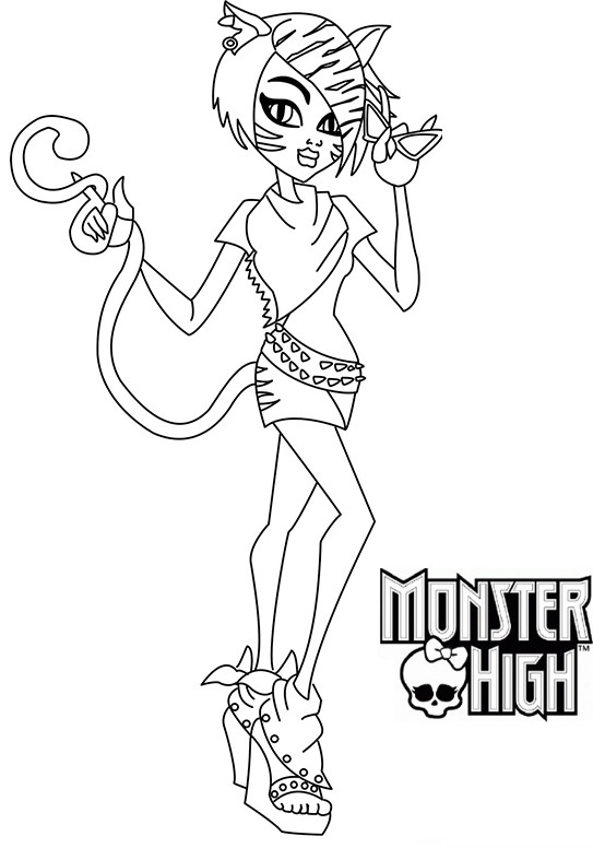 20 Dessins De Coloriage Monster High Gratuit À Imprimer tout Dessin A Imprimer Monster High
