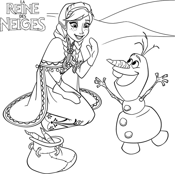 20 Dessins De Coloriage Reine Des Neiges À Imprimer intérieur Jeux De Reine Des Neige Gratuit