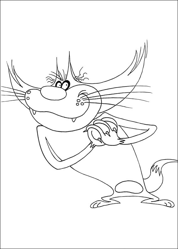 20 Piture Oggy And The Cockroaches Coloring Pages dedans Coloriages Oggy Et Les Cafards A Imprimer