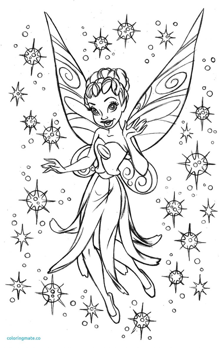 30 Coloriage La Fee Clochette | Pages Coloriage De Fées pour Dessin Fée Clochette A Imprimer Gratuit