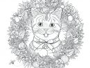 44695499 Adorable Kitty Coloring Page In Exquisite Style dedans Coloriage Adulte Mandala