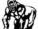 45 Dessins De Coloriage Gorille À Imprimer concernant Coloriage Guepard Et Dessin Imprimer