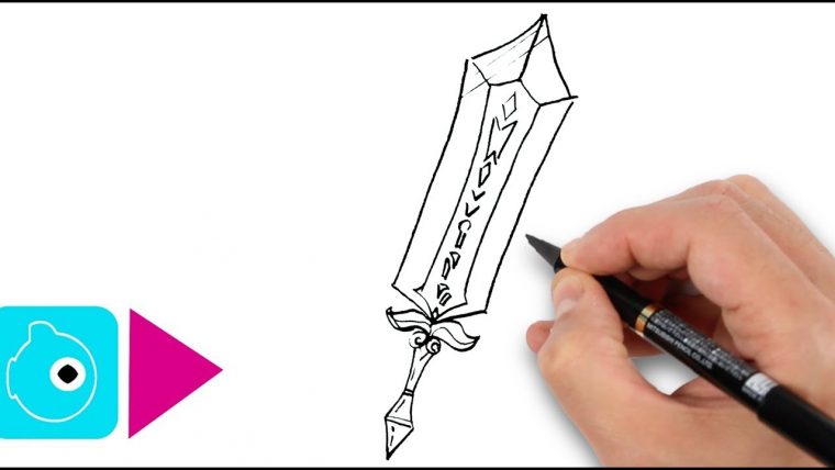 5 Dessins Faciles À Faire #2 – Dessiner Des Épées Magiques à Coloriage Épée