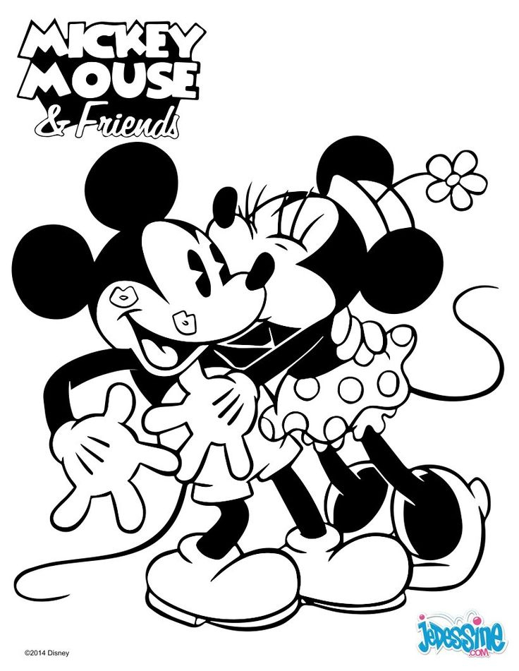 68 Best Coloriage Les Animaux Disney Images On Pinterest encequiconcerne Dessin A Imprimer Minnie
