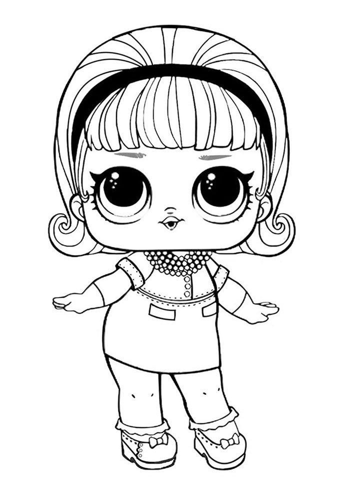 69 Coloriage Poupée Lol | Coloring Pages dedans Coloriage Poup?E Lol