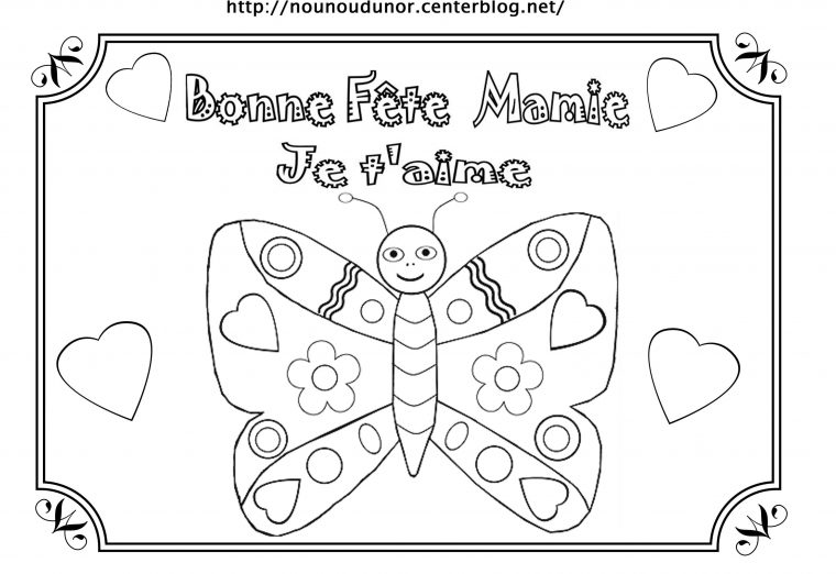 8 Incroyable Coloriage Anniversaire Mamie Pics En 2020 dedans Coloriage Anniversaire Mamie