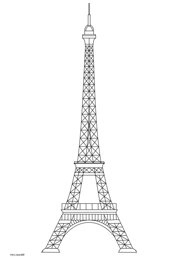 8 Vivant Tour Eiffel Coloriage Photograph En 2020 (Avec dedans Tour Effel Dessin