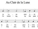 9 Best Recorder Music Images On Pinterest | Recorder Music avec Au Clair De La Lune Lyrics