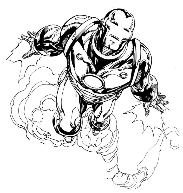 92 Dessins De Coloriage Iron Man À Imprimer Sur Laguerche encequiconcerne Dessin A Colorier Gratuit Iron Man