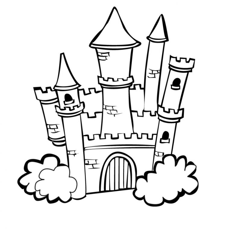 96 Dessins De Coloriage Château À Imprimer Sur Laguerche tout Dessin Chateau Disney