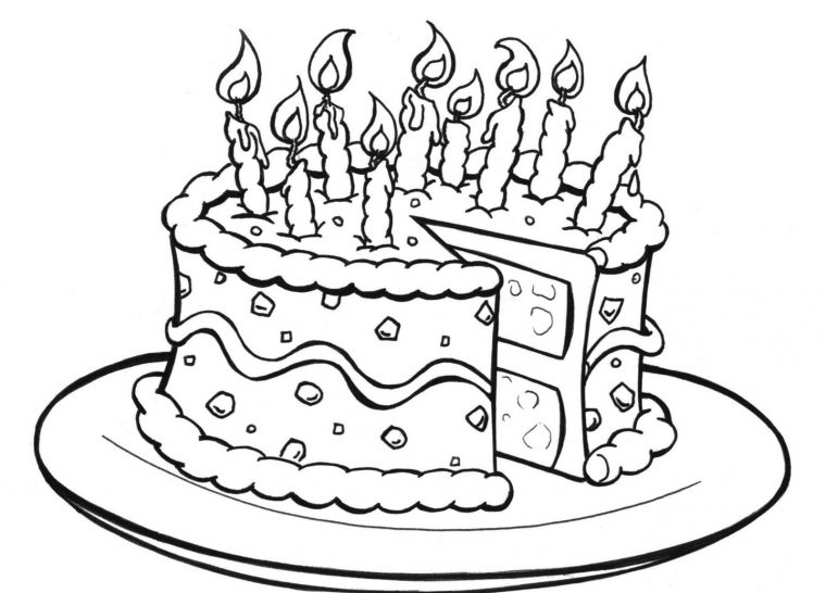 coloring pages cakes