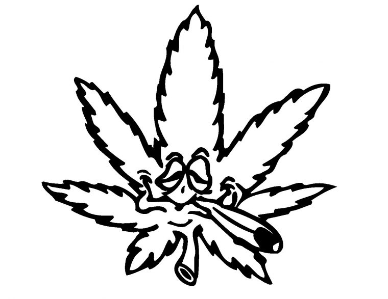 marijuana coloring pages