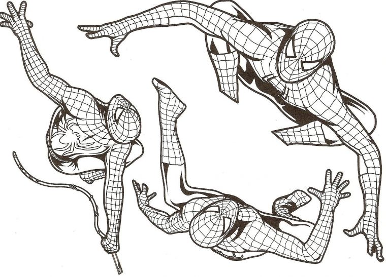 A Colorier – Page 2 encequiconcerne Coloriage Spiderman