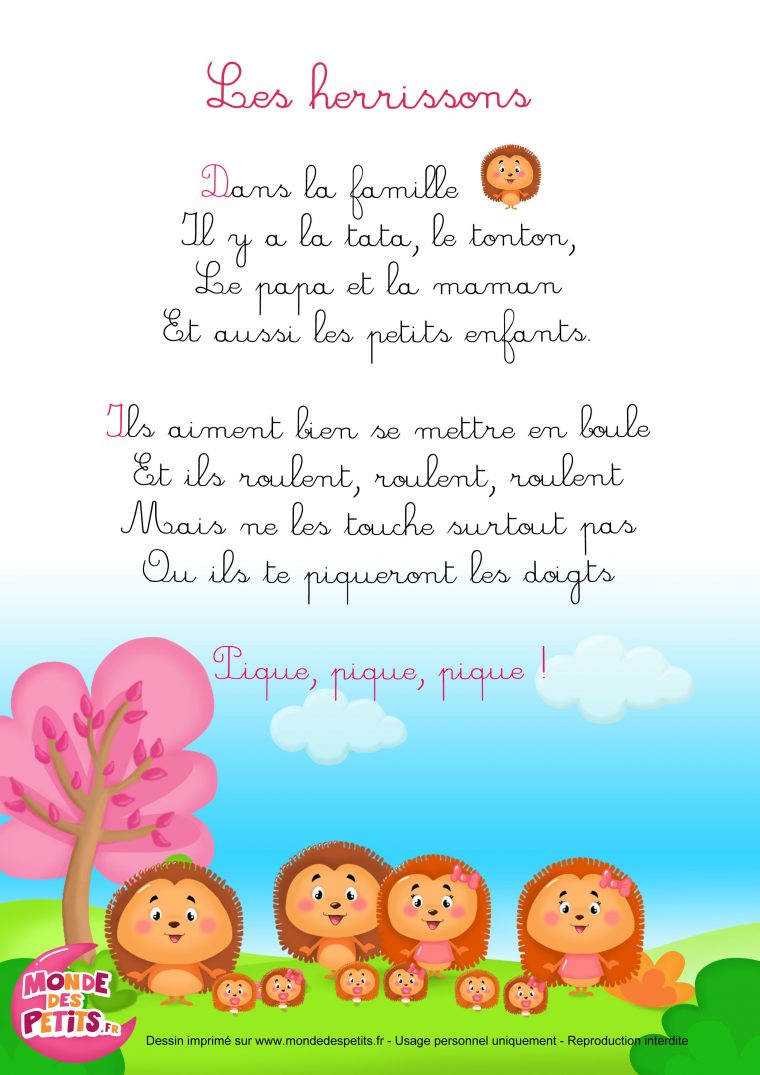 A Comptine (Children'S Song) To Review Familiar Terms For destiné Comptine Parole Laine Des Moutons