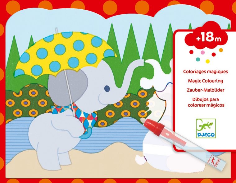 Achat Coloriage À L'Eau Caché Dehors - Djeco Sur intérieur Coloriage À L Eau