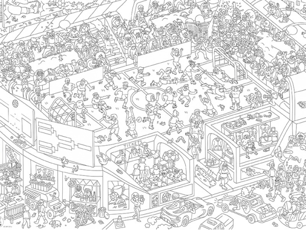 Acheter Poster Géant À Colorier – Football En Ligne intérieur Coloriage Poster Acheter Poster Géant À Colorier – Football En Ligne intérieur Coloriage Poster