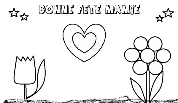 Activite Fete Des Grand Mere tout Coloriage Bonne Fete Mamie Activite Fete Des Grand Mere tout Coloriage Bonne Fete Mamie