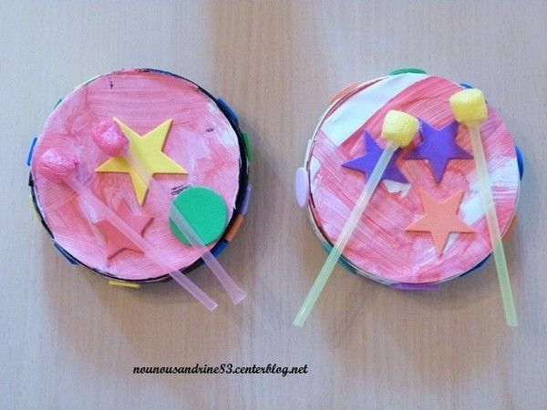 Activité Manuelle : Fête De La Musique : Tambour encequiconcerne Maracas Activité Manuelle