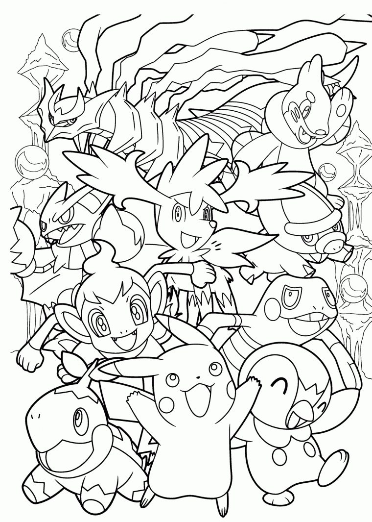 All Pokemon Anime Coloring Pages For Kids, Printable Free encequiconcerne Coloriages