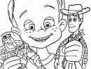 Andy Con Buzz Y Woody destiné Coloriage Toy Story 4