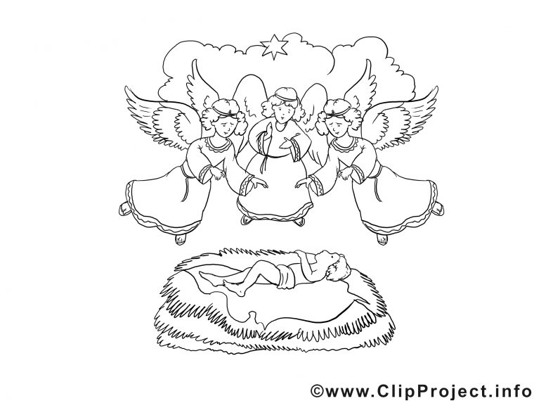 Anges Dessin Gratuit – Noël À Colorier – Noël Coloriages à Dessin Ange De Noel