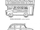 Angleterre Transports Londoniens | Apprendre L'Anglais tout Coloriage Angleterre