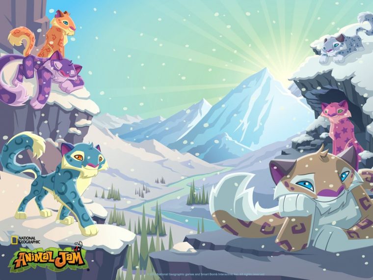 Animal Jam Snow Leopard | Snow Leopard Wallpaper – The destiné Jeux Animal Jam