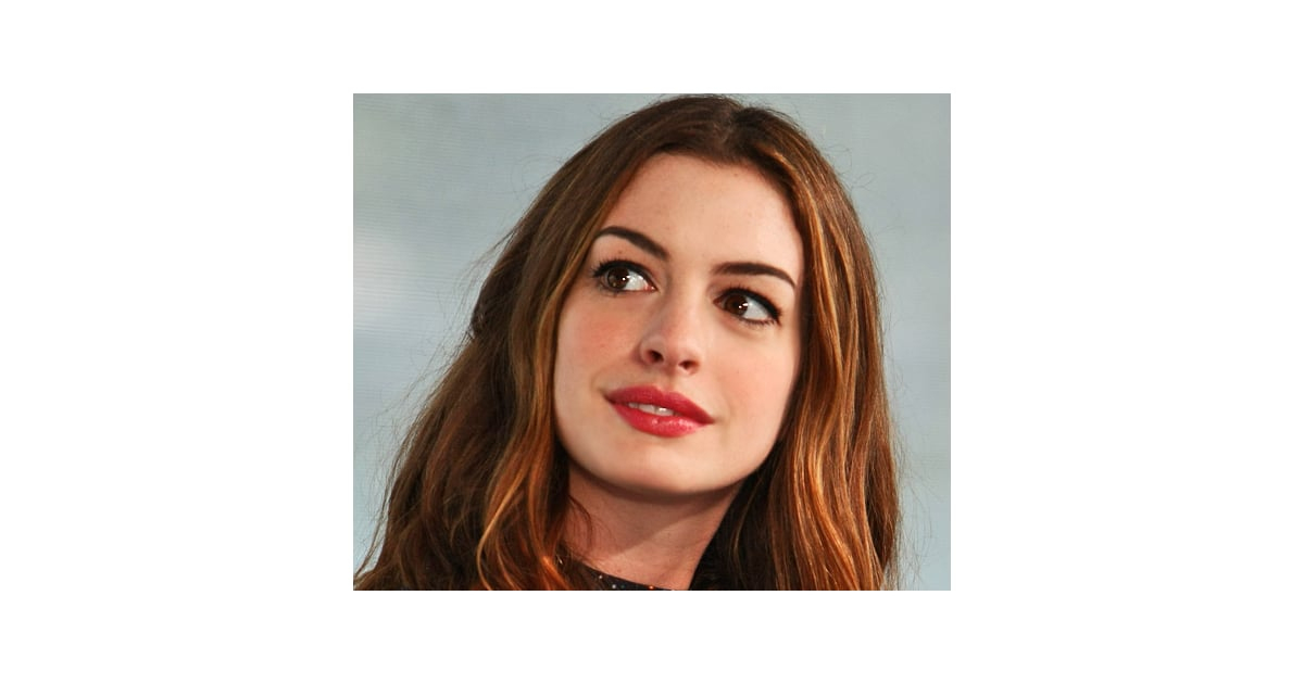 Anne Hathaway'S Lovely Lipstick From This Morning destiné Ane Lovely