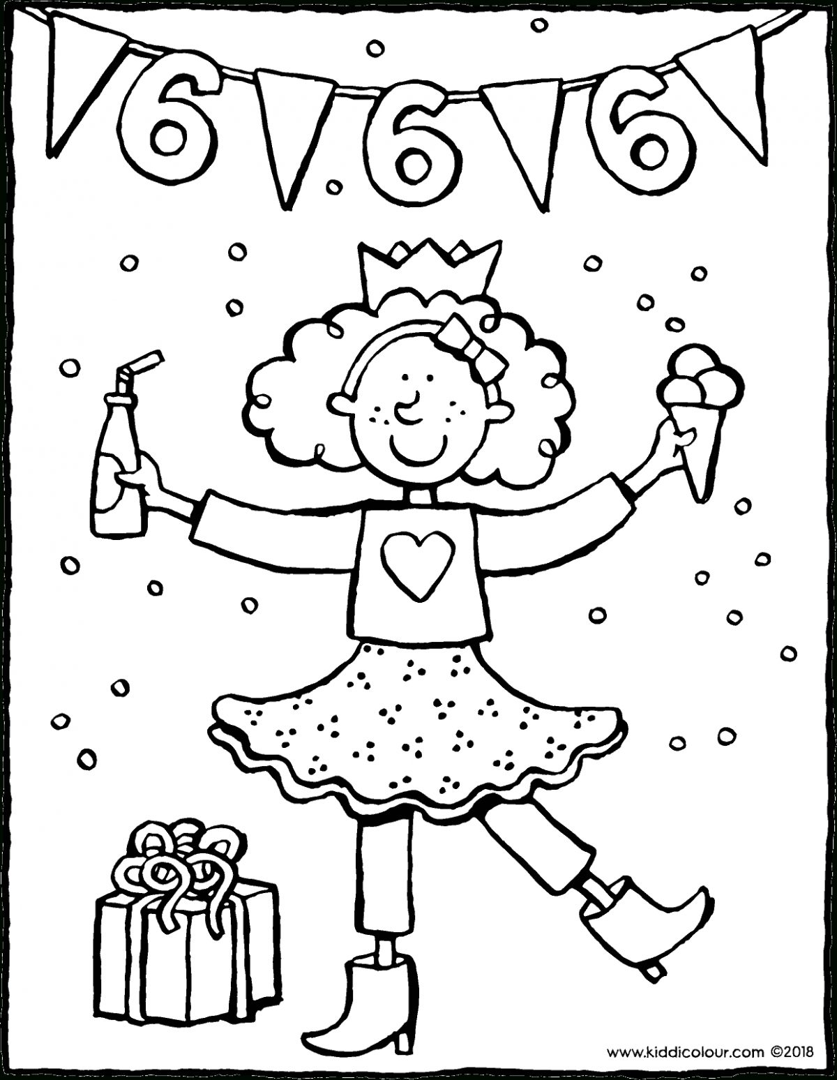 Coloriage Anniversaire 7 Ans Happy Birthday Coloring Pour Coloriage