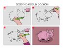 Apprendre À Dessiner Un Cochon En 3 Étapes destiné Dessin Des 3 Petit Cochon