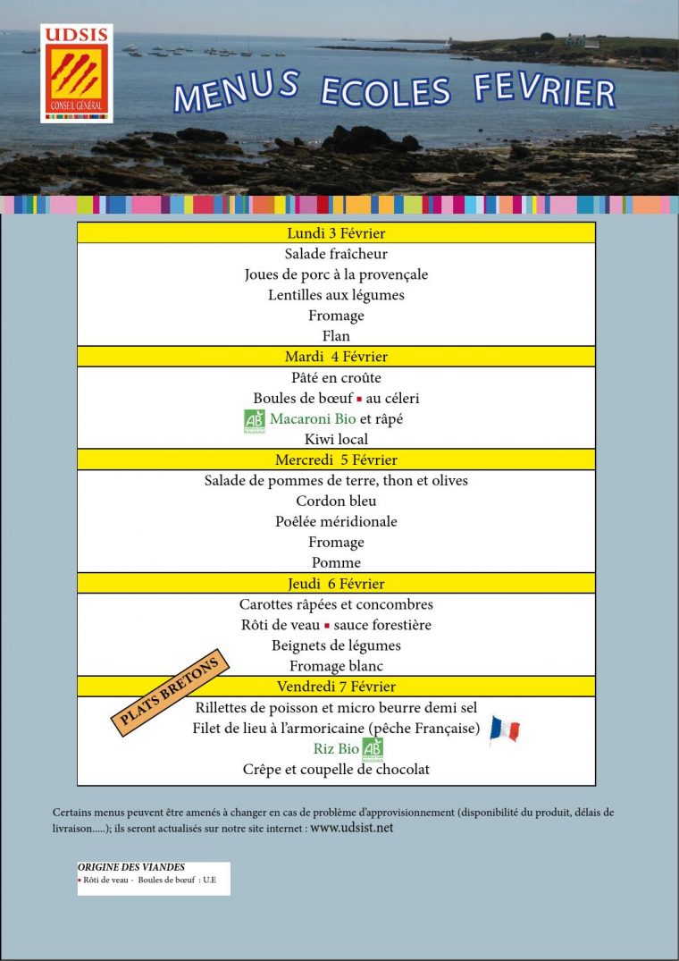 Argeles Sur Mer Menus Maternelle 03 02 Au 28 02 2014 By concernant Issuu – Boule