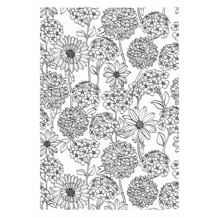 Art-Thérapie 100 Coloriages Fleurs – Les Papiers De Lucas serapportantà Art Thérapie Coloriage