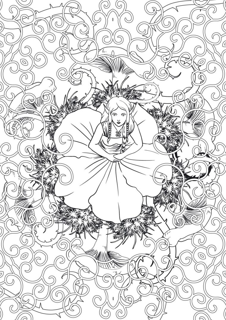Art Therapie Forets Feeriques : 100 Coloriages Anti encequiconcerne Art Thérapie Coloriage
