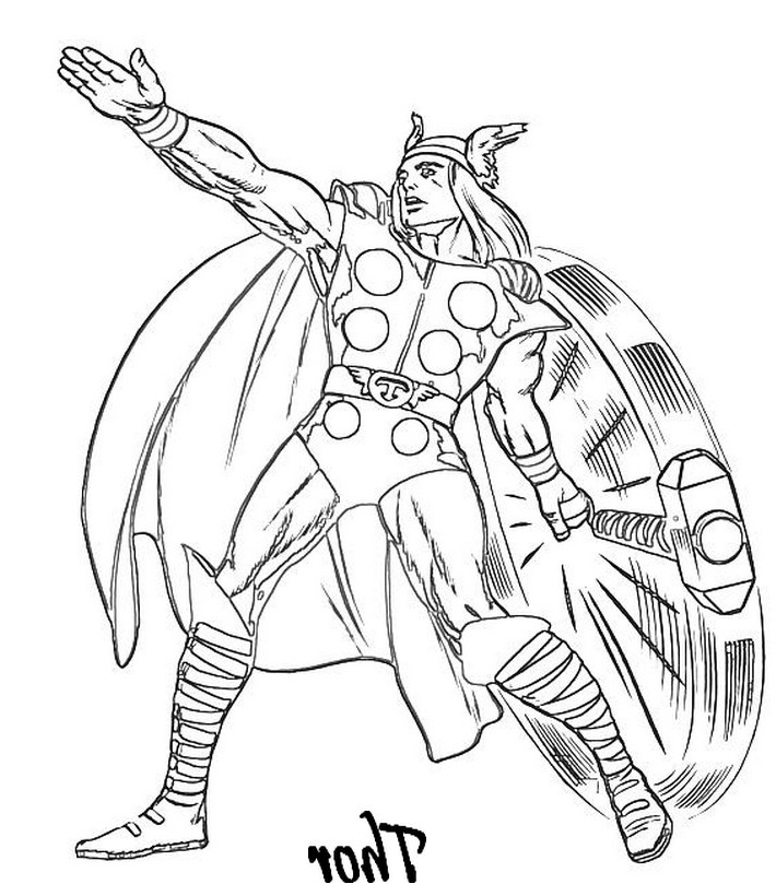 Avenger Coloriage Luxe Images Dessins Gratuits À Colorier à Coloriage Thor A Imprimer Gratuit