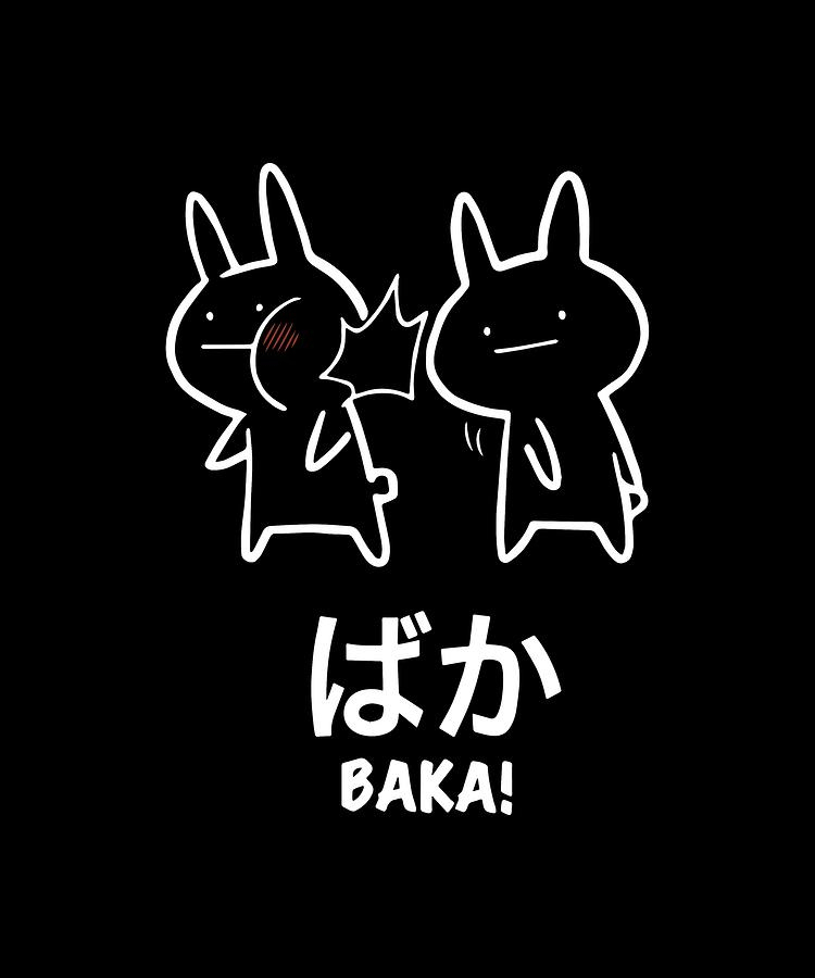 Baka Anime Rabbit Slap Anime Japanese Daughter Digital Art à Baka Gaijin: Notebook A5 For Anime